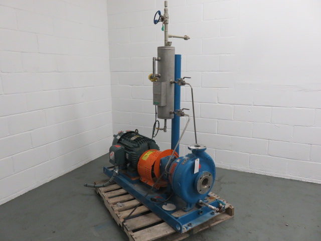 Goulds pump model 3196 MTi size 2x3-13 material Hastelloy C with base and motor , Unused Spare Room