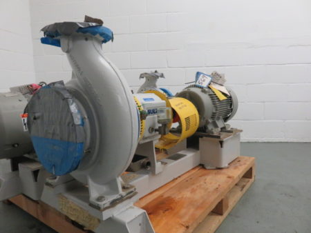 Ahlstrom / Sulzer pump model APT31-4C with base and motor / Unused Spare Room