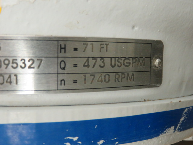 Ahlstrom / Sulzer pump model APT22-3 with base and motor / Unused Spare Room