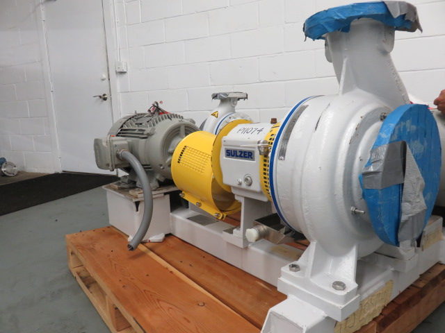 Ahlstrom / Sulzer pump model APT31-4C with base and motor / Unused Spare Room