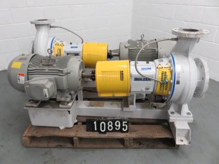 Ahlstrom / Sulzer pump model APT31-4C with base and motor / Unused Spare Room