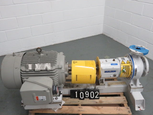 Ahlstrom / Sulzer pump model APT21-2B with base and motor / Unused Spare Room
