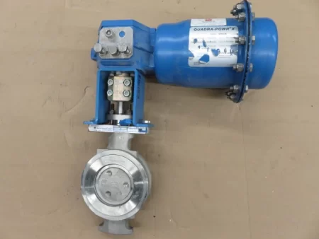 Jamesbury 4″-150 Wafer Sphere / Butterfly Valve with Pneumatic Actuator Unused