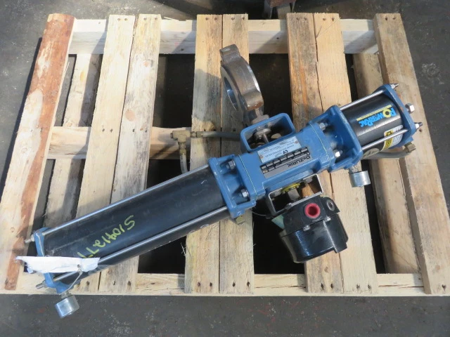 Dezurik 3″-150 Butterfly Valve figure BHP with Pneumatic Actuator , Unused Condition