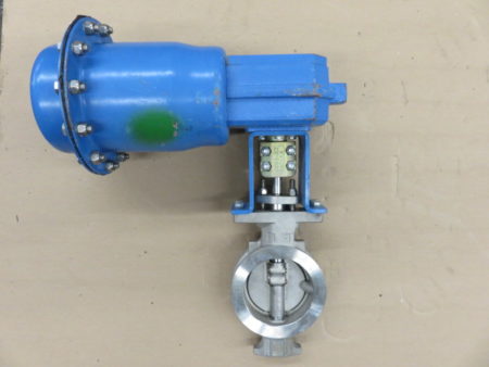 Jamesbury 4″-150 Wafer Sphere / Butterfly Valve with Pneumatic Actuator Unused