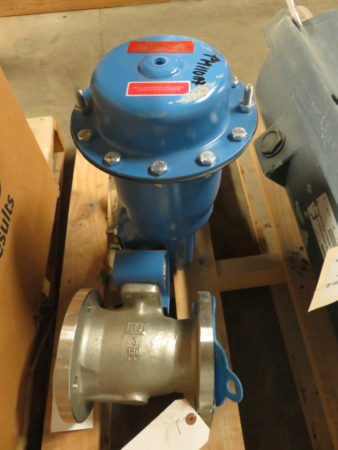 Neles Jamesbury 3″-150  Ball Valve with Pneumatic Actuator , Unused