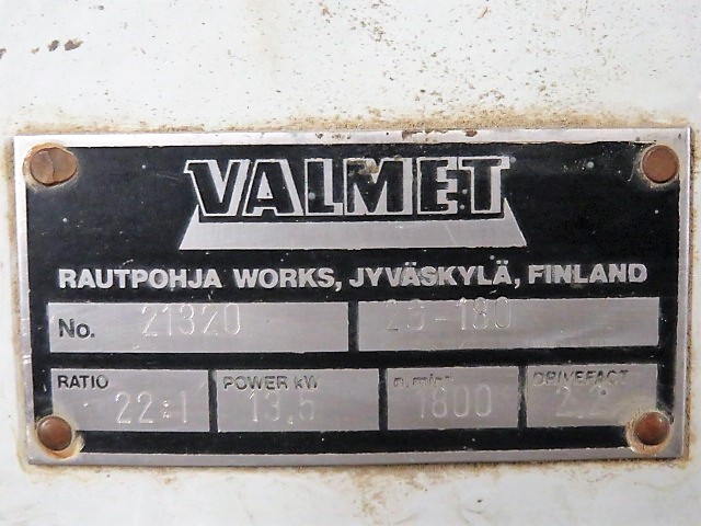 Valmet Gear Reducer type 2G-180