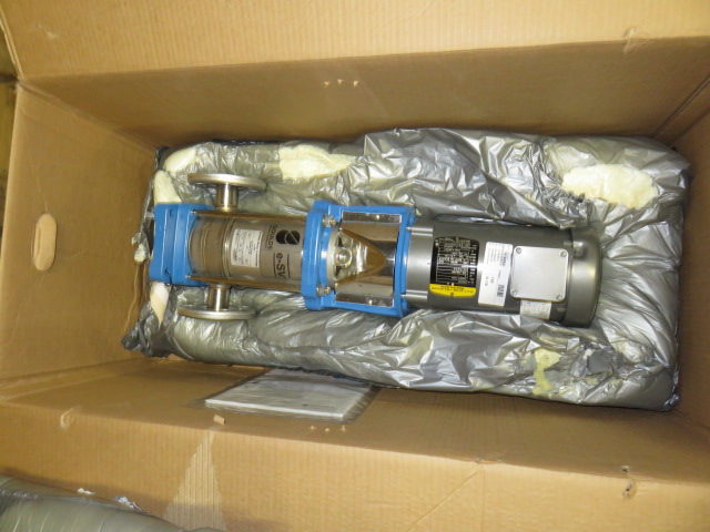 Goulds Pump and Motor Combo 5SV6FE4F20 e-SV Series Vertical Multistage Pump, Unused Condition