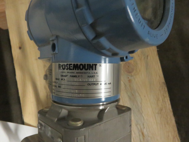 Rosemount 3051CG4A22A1AS1B4M5 , Cal. 0-275 psi , Flange 3″-150  Unused Condition