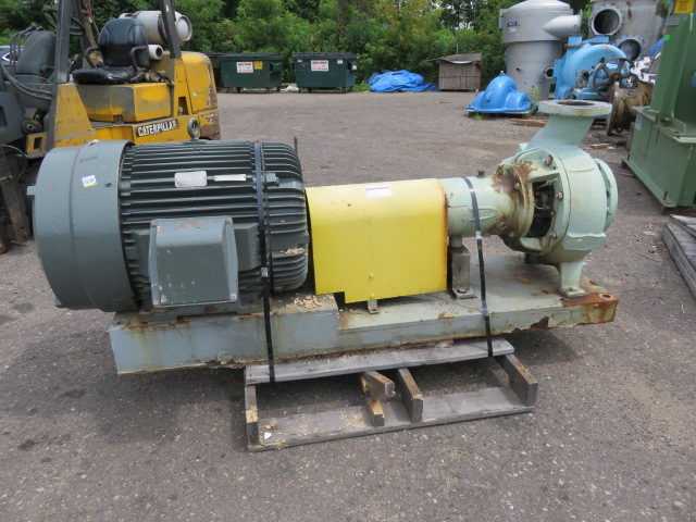 Durco pump model Mark III size 8x6-14 material CD4M with base and motor