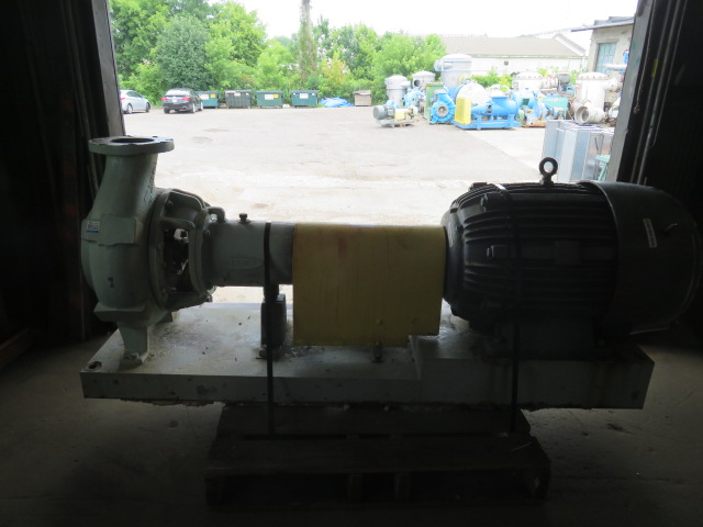Durco pump model Mark III size 8×6-14 material CD4M with base and motor