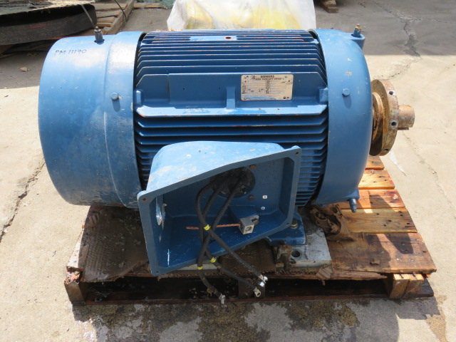 60 hp Siemens AC Motor, 1185 Rpm , 460v