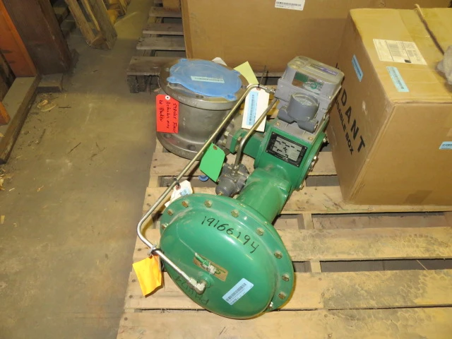 Fisher 6″ V150 V-Ball Control Valve with actuator and positioner , Remanufactured to New