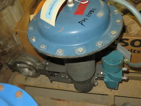 Jamesbury 4″-150 Butterfly Valve with Pneumatic Actuator , Unused