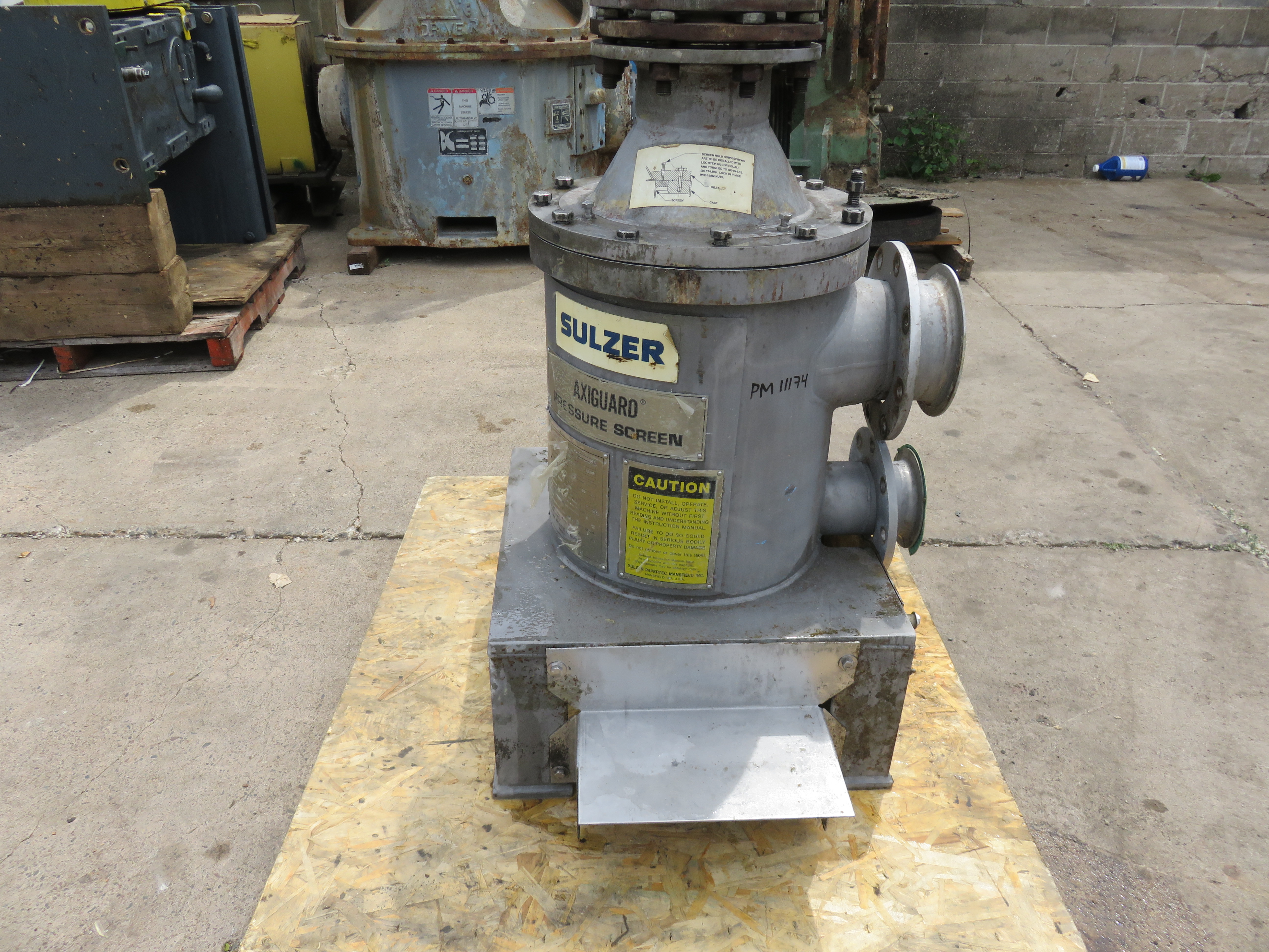 Sulzer Axiguard Pressure Screen Model 1