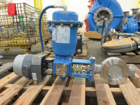 Jamesbury 4″-150  Butterfly Valve with Pneumatic Actuator and ND9206 Controller , Unused