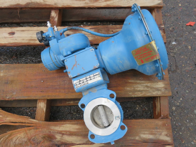 Dezurik 3″-150  Butterfly figure BHP Valve with Pneumatic Actuator