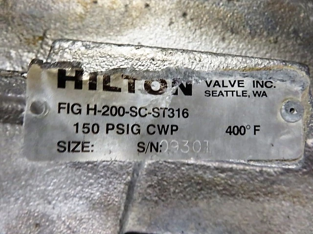 Hilton 16″-150 Knife Gate Valve Air Operated