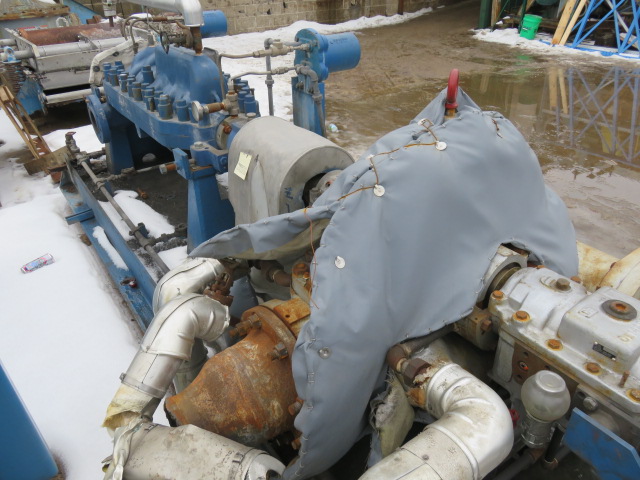 Sulzer Bingham multistage pump type MSE size 2x4x8.75 , 10/8 stages with Turbodyne Turbine