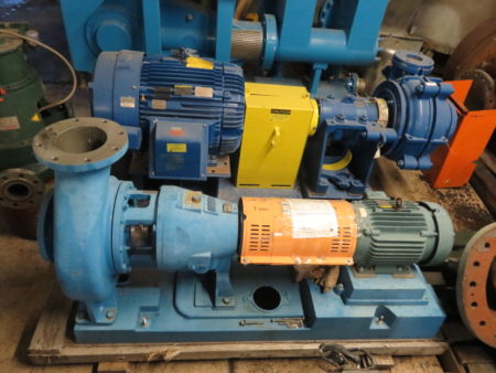 Goulds Pump model 3175S i-Frame size 8×8-12 with base and motor, Unused