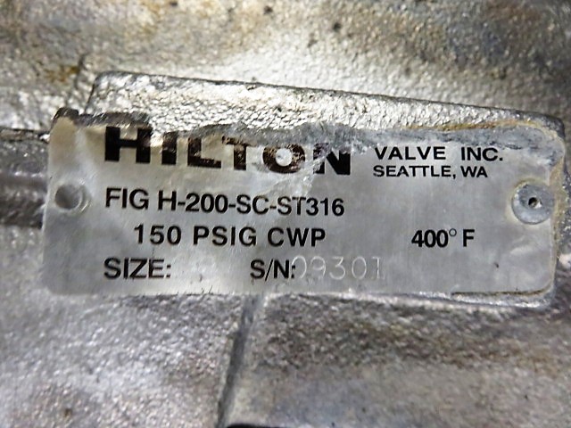 Hilton 16″-150 Knife Gate Valve Air Operated