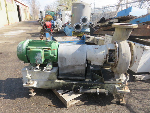 Goulds pump model 3196 XLT size 8x10-15 Material 316ss