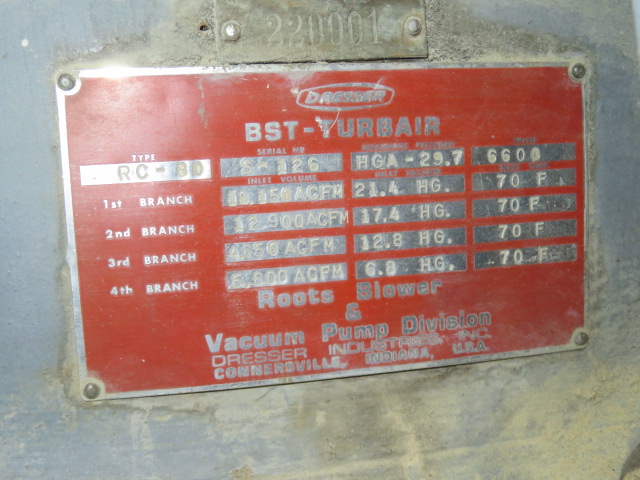 Dresser BST-TurboAir Compressor type RC-80