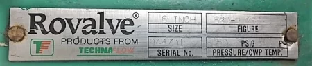 Rovalve 6″-150 Knife Gate Valve Air Operated
