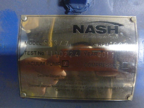 Nash Vacuum Pump type SC3/7 Unused