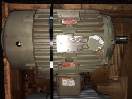 20 hp General Electric 1765rpm 460v frame 256T New Storeroom Spare