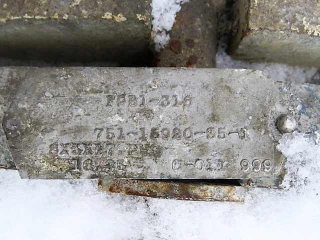 Allis Chalmers Pump Model PWO size 8x5x17 , material 316ss