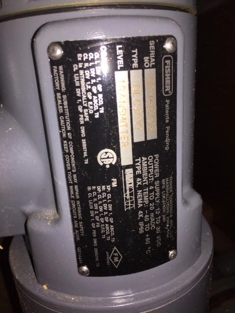 Fisher DLC3010-249 Level Controller and Transmitter Sensor