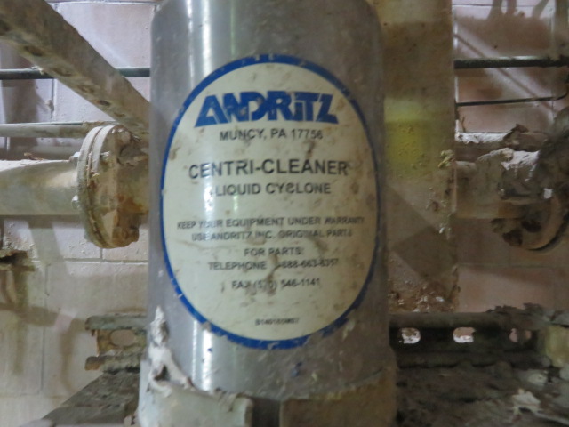 Andritz Centri-Cleaner Liquid Cyclone Bank of 2