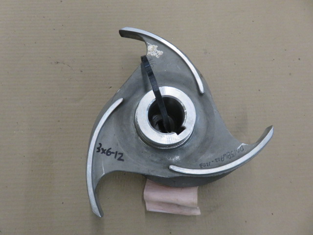 Impeller to fit Goulds 3175 size 3×6-12 , 3 vane, 316ss