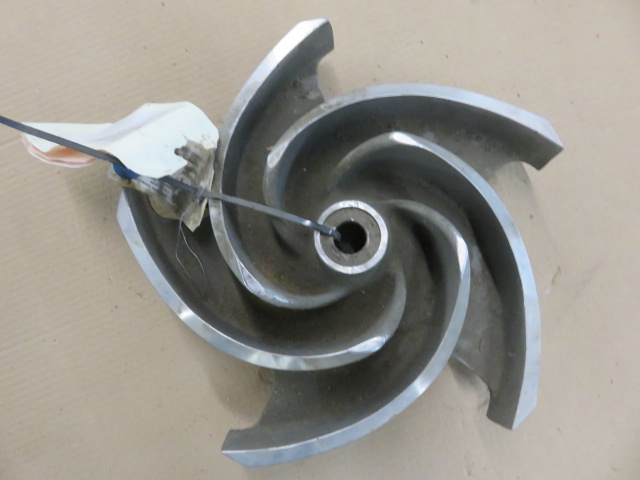 Impeller to fit Goulds 3175 size 4×6-14 , 5 vane open, material 316ss