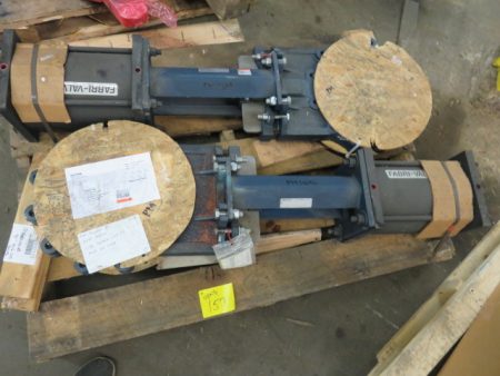 10″ 150# Fabri-Valve Knife Gate Valve Air Operated , Unused Condition