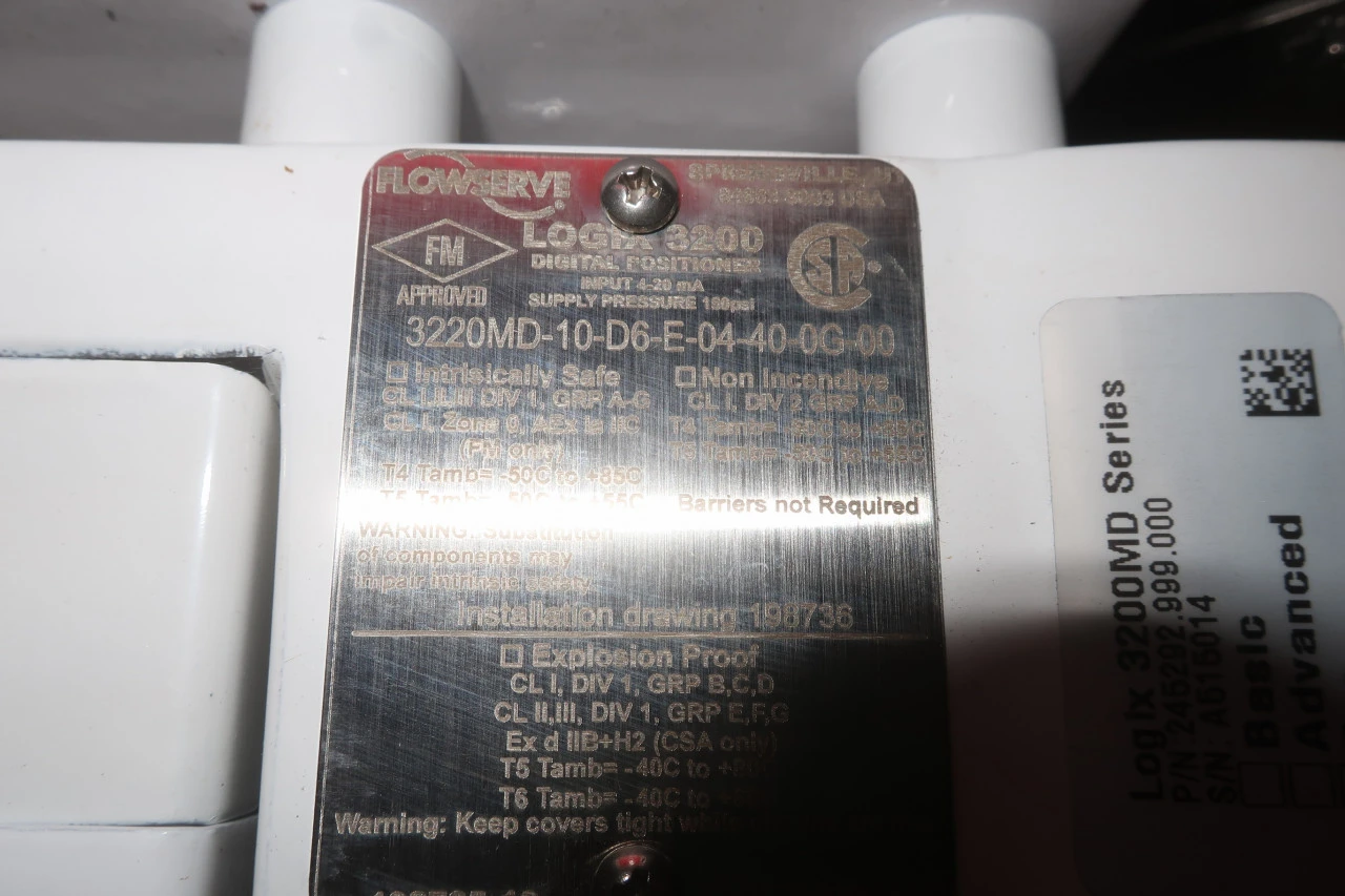 8″ 150# Valtek Flowserve Mark One Control Valve Air Operated , Unused Condition