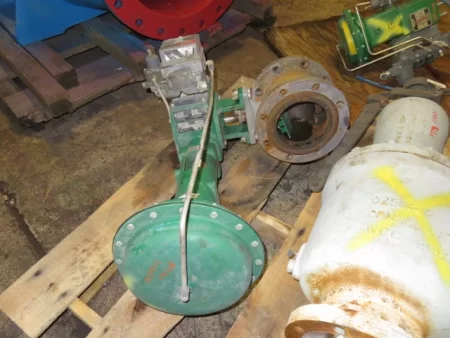 Fisher 6″ V150 V-Ball Valve Air Operated , Body Material WCC