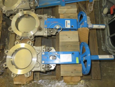 6″ 150# Orbinox Knife Gate Valve Hand Wheel Operated