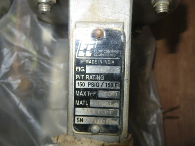 Flow Control Components FCC 6″ -150# Knife Gate Hand Wheel Operated ; Unused Condition