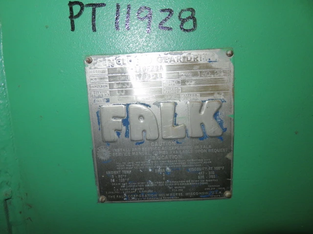 Falk Enclosed Gear Drive Model 502-110FZ2A Ratio 30.24