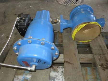 Neles Jamesbury 6″ V-Ball Control Valve Air Operated