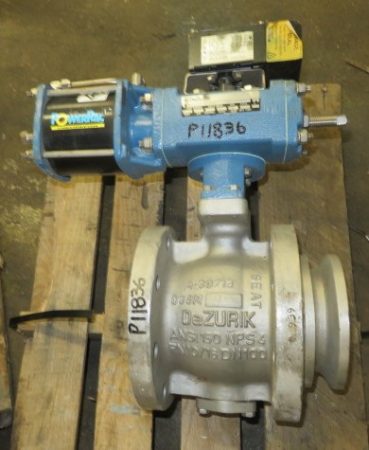 Dezurik 4″ V-Ball Control Valve Style VPB , Unused Condition!