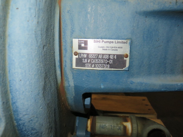 SIHI Vacuum Pump LPHW 65327 AB ADB 4B-4