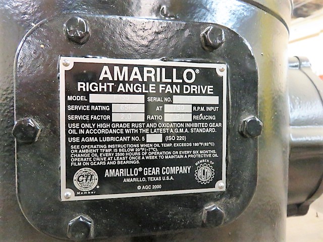 Amarillo Right Angle Fan Drive Model F175 Unused Condition