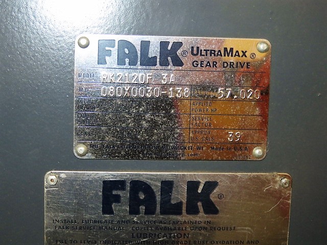 Falk Ultra Max Gear Drive Model RK2120F-3A Ration 57.020