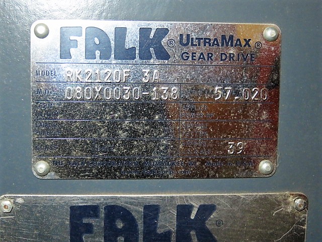 Falk Ultra Max Gear Drive Model RK2120F-3A Ration 57.020