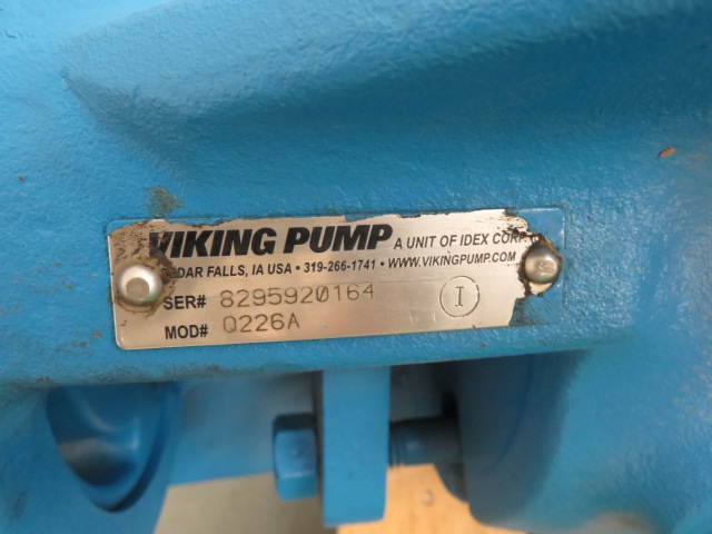 Viking Pump Model Q226-A ; Rebuilt Condition!