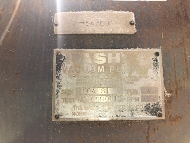 Nash Vacuum Pump Model 904 S1