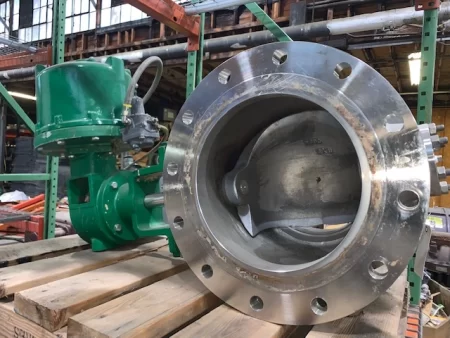 Fisher 14″ V150 V-Ball Control Valve